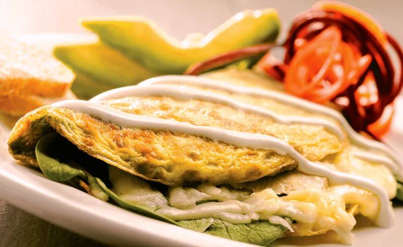 Omelette de Espinacas