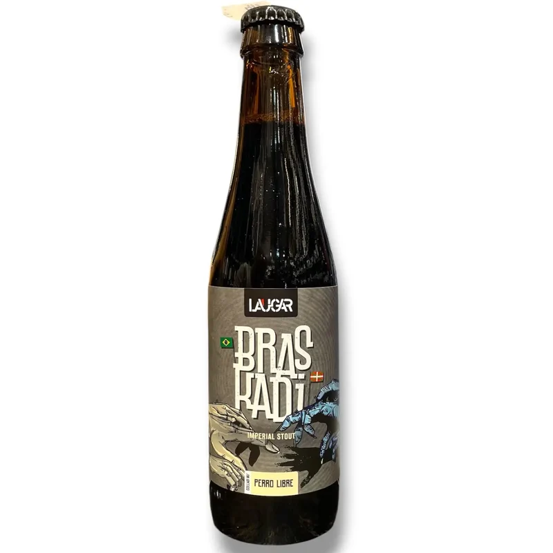 LAUGAR X PERRO LIBRE BRASKADI IMPERIAL STOUT 33CL