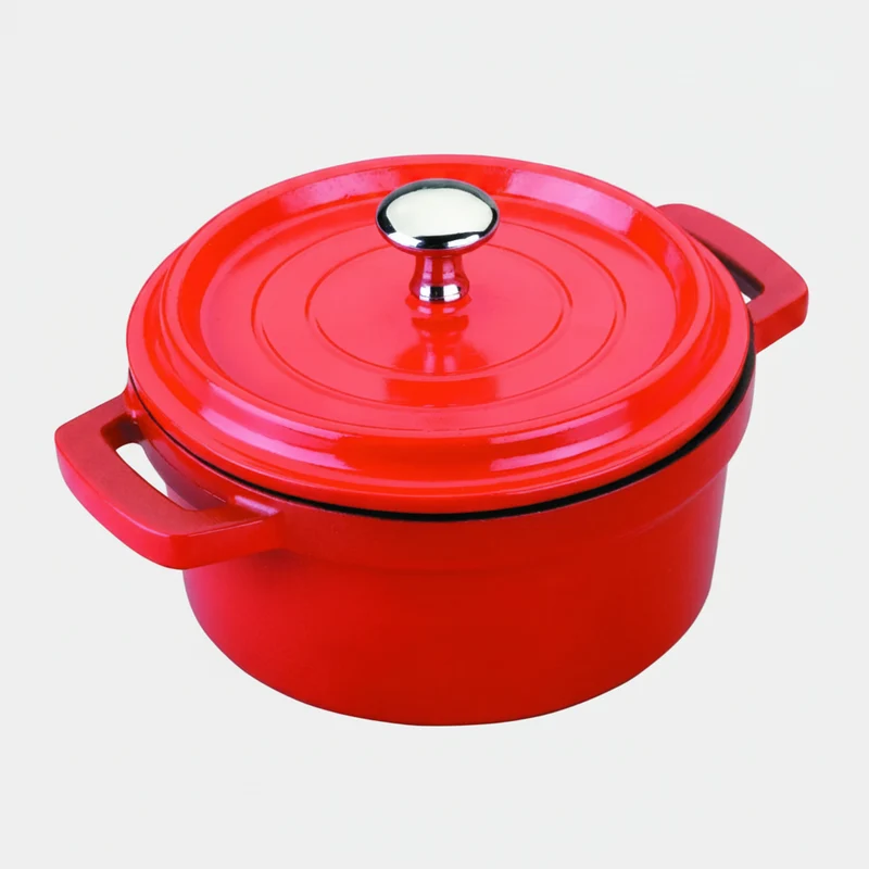 Cacerola aluminio fundido con tapa mini - 1 Ud.