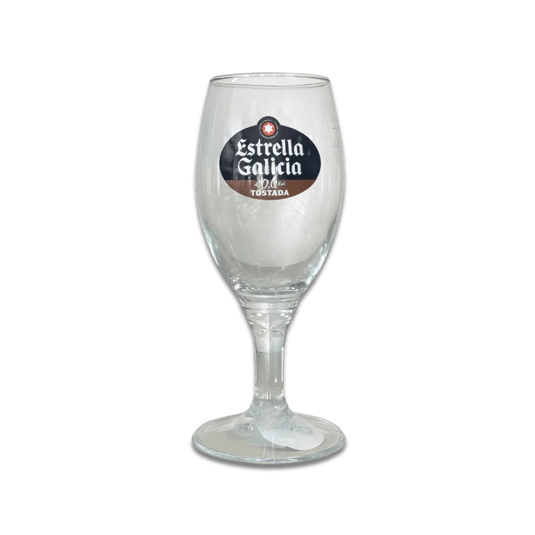 Pack de 6 copas de Estrella Galicia 0,0 Tostada