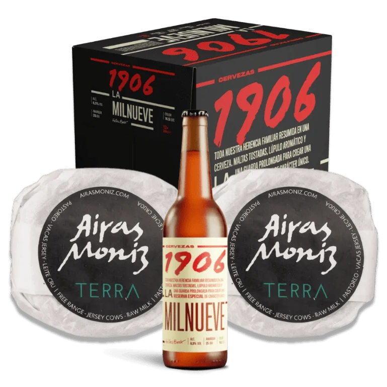 Pack de dos quesos Terra de Airas Moniz y 1906 La Milnueve