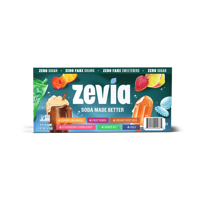 Zevia 6 Flavor Soda Variety Pack