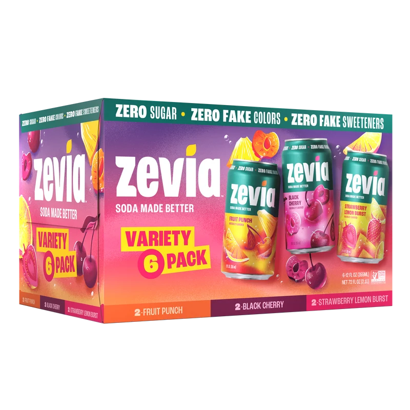 3 Flavor Fruity Soda Variety Pack