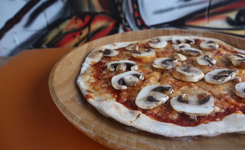 Pizza de Champiñones