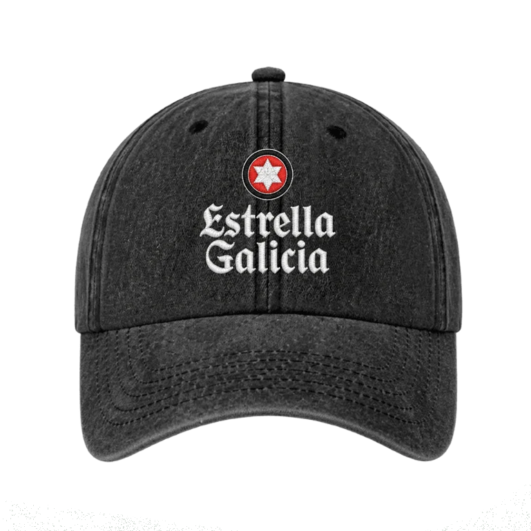 Gorra gris de Estrella Galicia