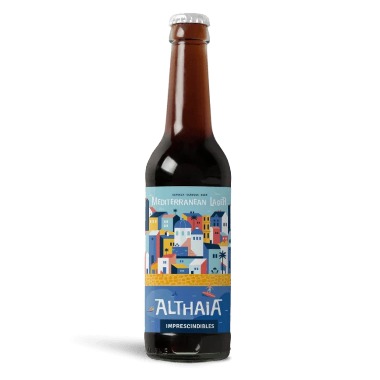 Althaia Mediterranean Lager, botella de 33 cl