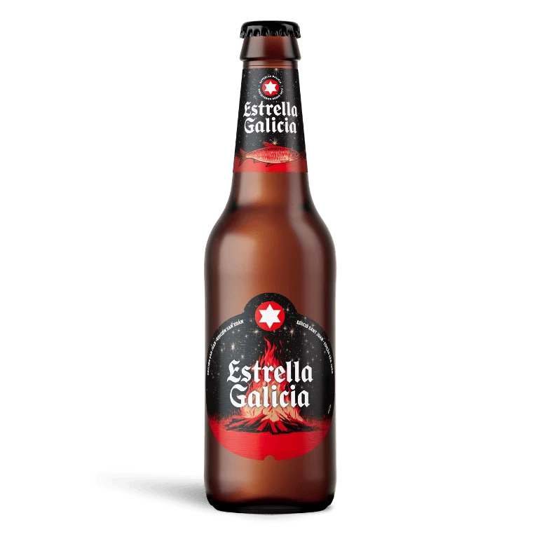 Estrella Galicia edición San Juan con copa Atlántica