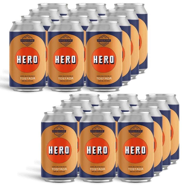 Basqueland Hero Tostada, 24 latas de 33 cl