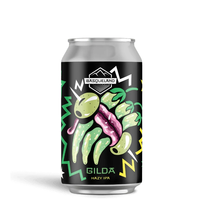 Basqueland Gilda Hazy IPA, 24 latas de 33 cl