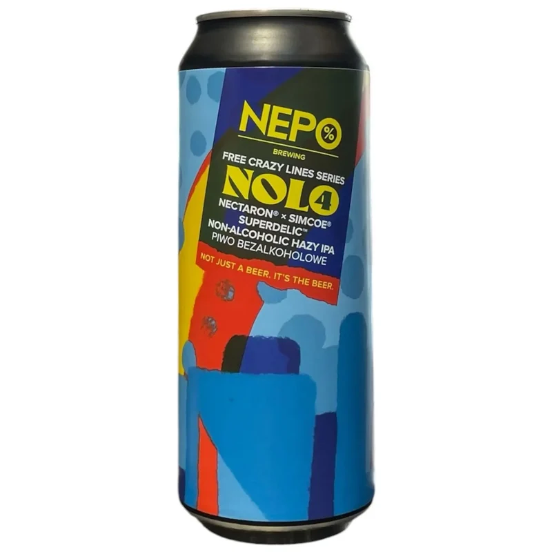 NEPO NOLO 4 HAZY IPA SIN ALCOHOL 50CL