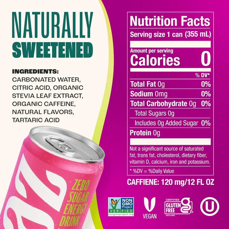 Energy Fruity Fuel 4 Flavor Variety Pack