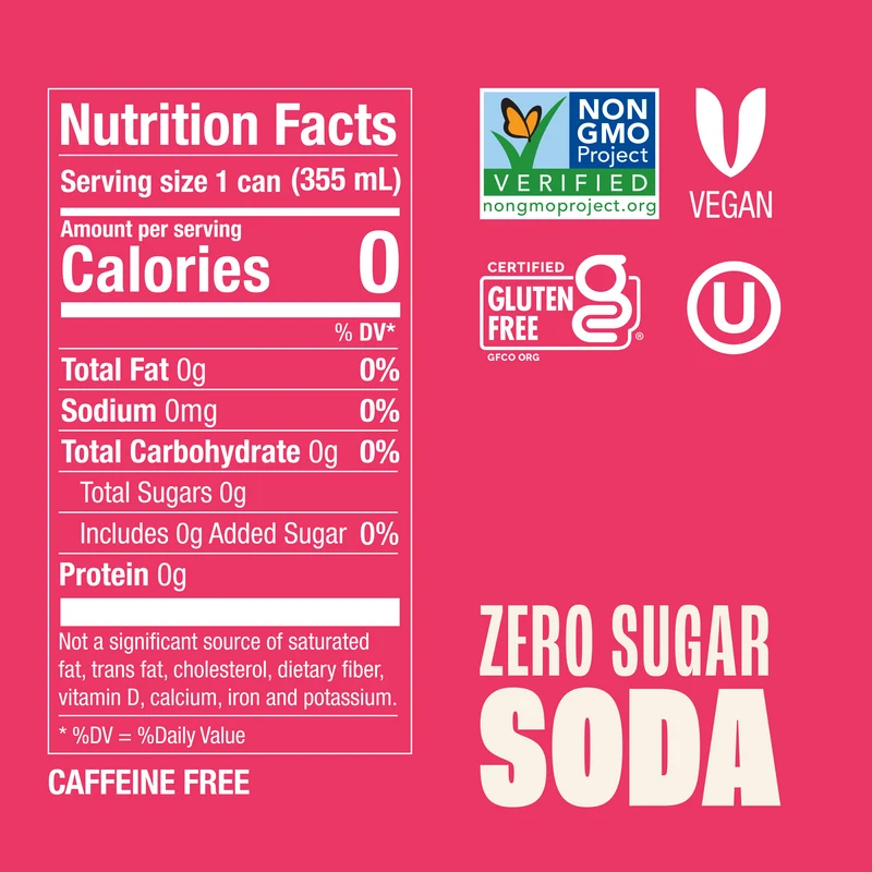 4 Flavor Fruity Soda Variety Pack