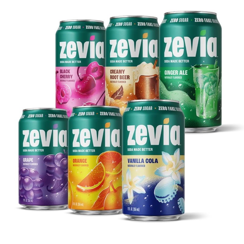 6-Flavor Rainbow Soda Variety Pack