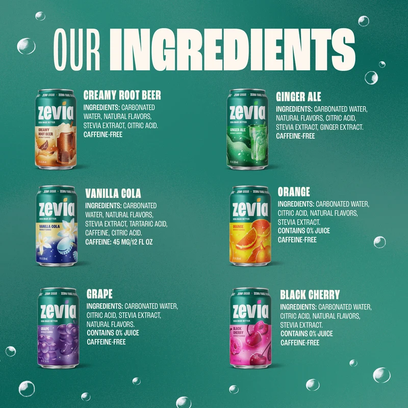 6-Flavor Rainbow Soda Variety Pack