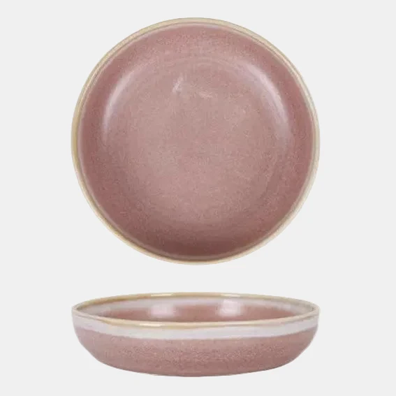 Bowl de porcelana Aljarafe rosa. Varias medidas y unidades.