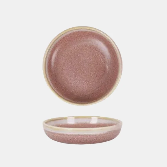 Bowl de porcelana Aljarafe rosa. Varias medidas y unidades.