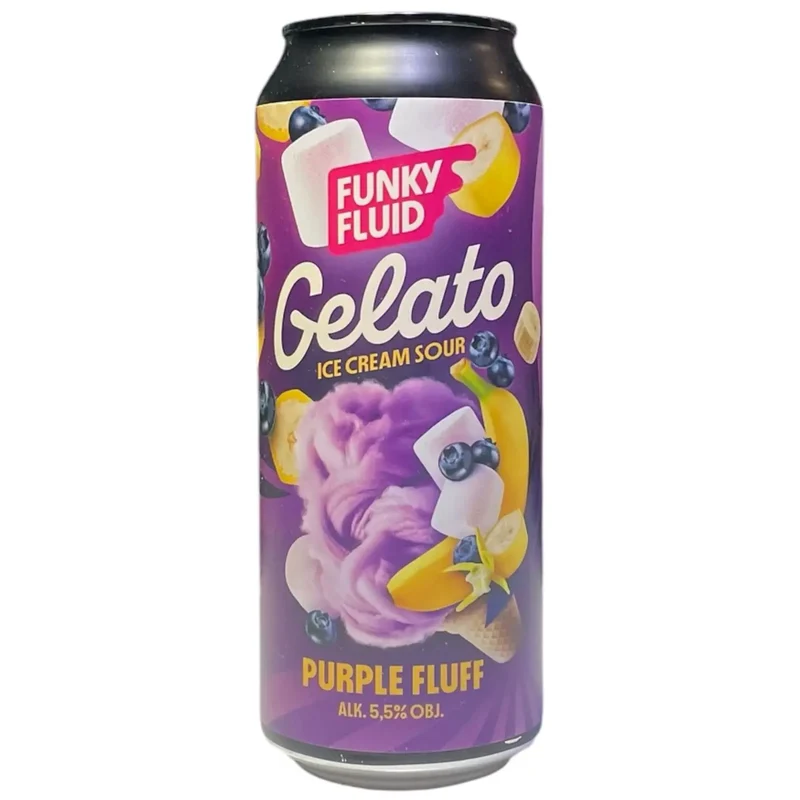 FUNKY FLUID GELATO PURPLE FLUFF ICE CREAM SOUR 50CL