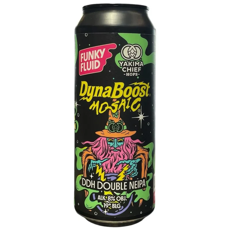 FUNKY FLUID X YAKIMA CHIEF HOPS DYNABOOST MOSAIC DDH DOUBLE NEIPA 50CL
