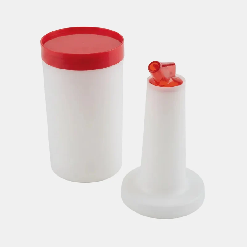 Contenedor y guarda salsas ø9 x 33 cm (1 Ud) Varios colores