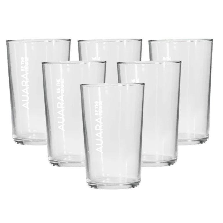 Pack 6 vasos de Auara, 25 cl