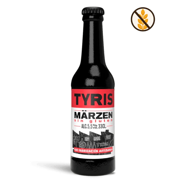 Tyris Märzen Sin Gluten, 12 botellas de 33 cl
