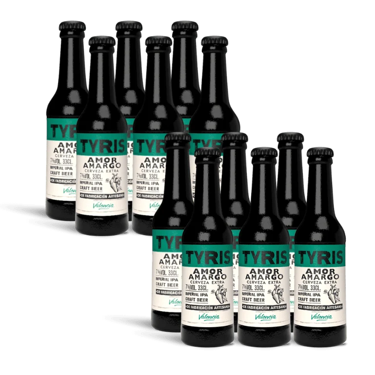 Tyris Amor Amargo, 12 botellas de 33 cl