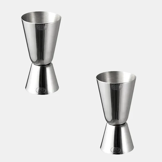 Medidor básico Jigger doble medida acero inox. Varias medidas (1 Ud)