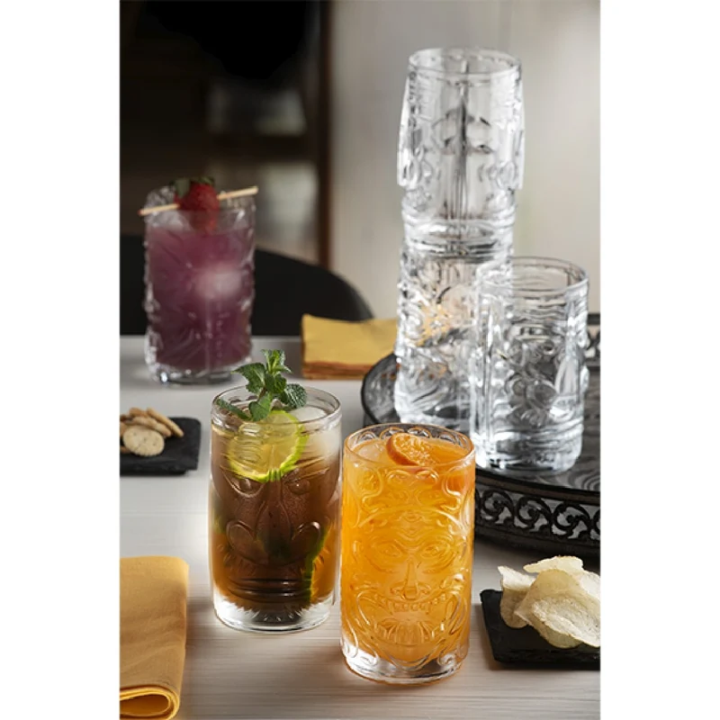 Vaso de cristal Tiki Sardinia 46 cl - 4 uds.