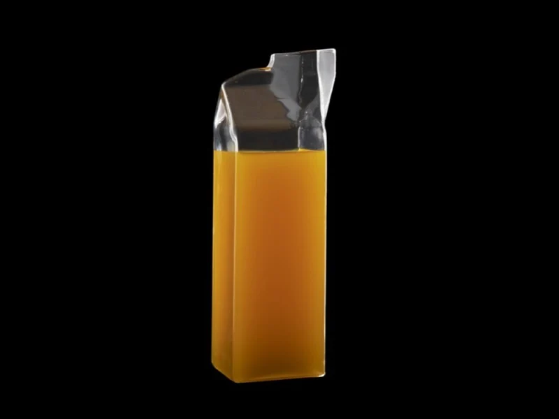 Vaso "tetrabrick xl". 7 x 7 x 25 cm. 900ml - 1 ud.