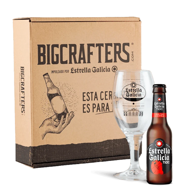 Estrella Galicia edición País Vasco con copa Atlántica