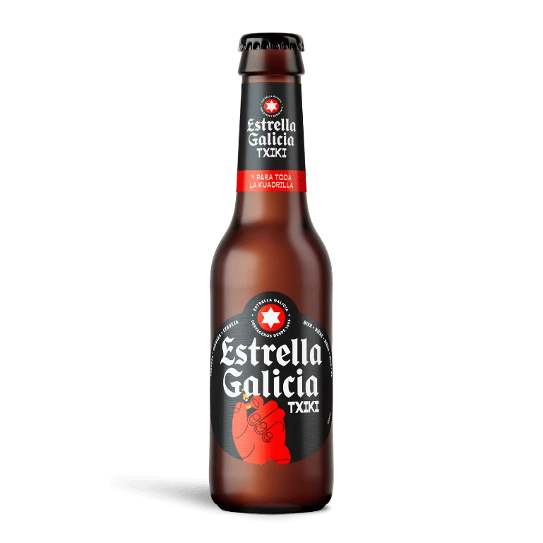 Estrella Galicia edición País Vasco con copa Atlántica