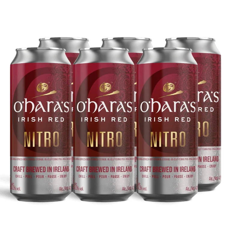 O'Hara's Irish Red Nitro, 6 latas de 44 cl
