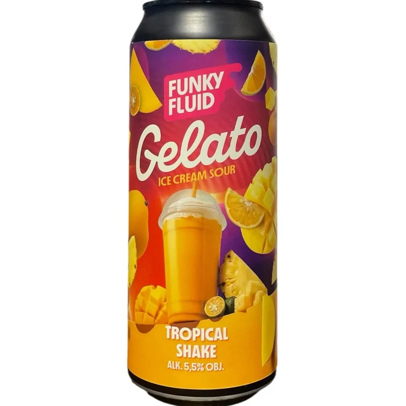 FUNKY FLUID GELATO TROPICAL SHAKE ICE CREAM SOUR 50CL