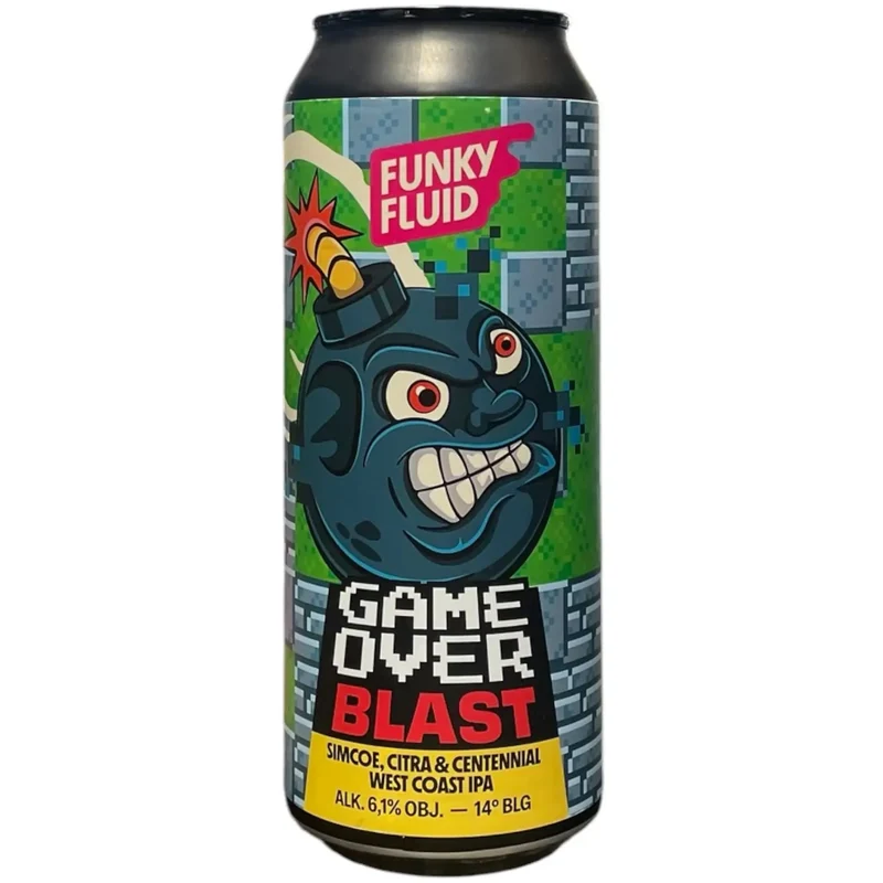 FUNKY FLUID GAME OVER BLAST WEST COAST IPA 50CL