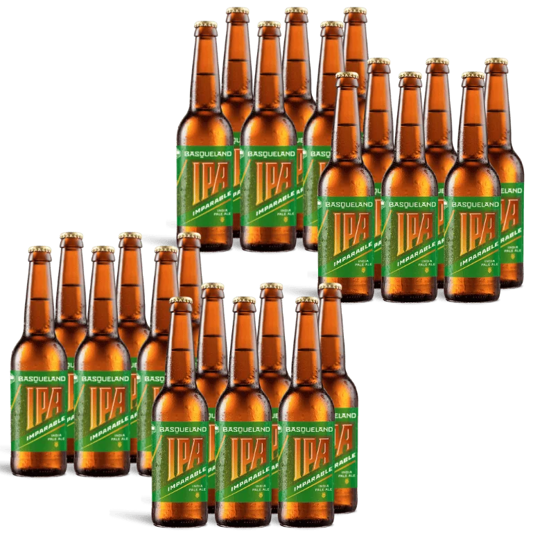 Basqueland Imparable IPA, 24 botellas de 33 cl
