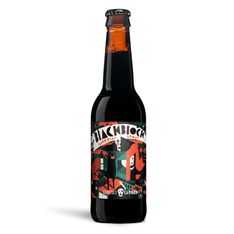 La Pirata Black Block, botella de 33 cl