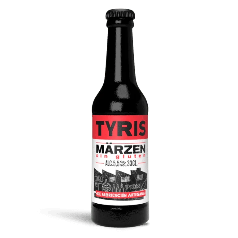 Tyris Märzen Sin Gluten, botella de 33 cl