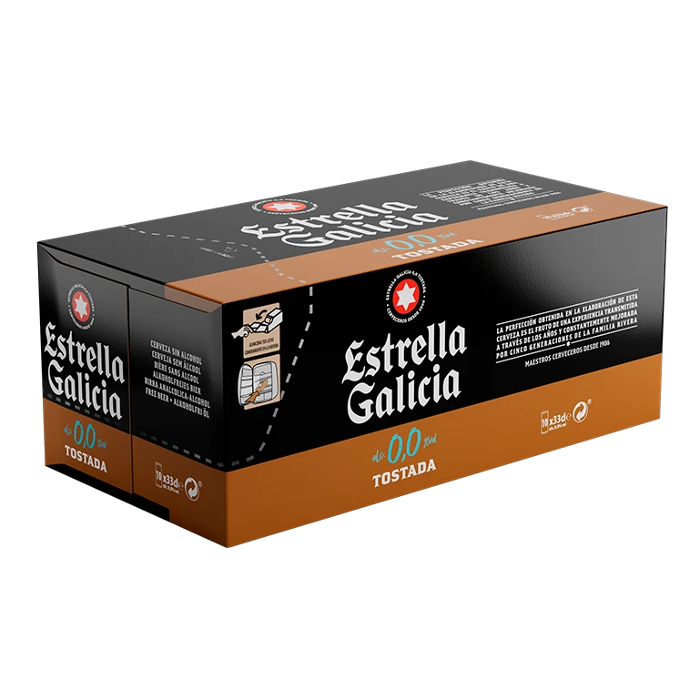 Verano Vintage: Nevera Polarbox Amarilla + Frigopack Estrella Galicia 0,0 Tostada