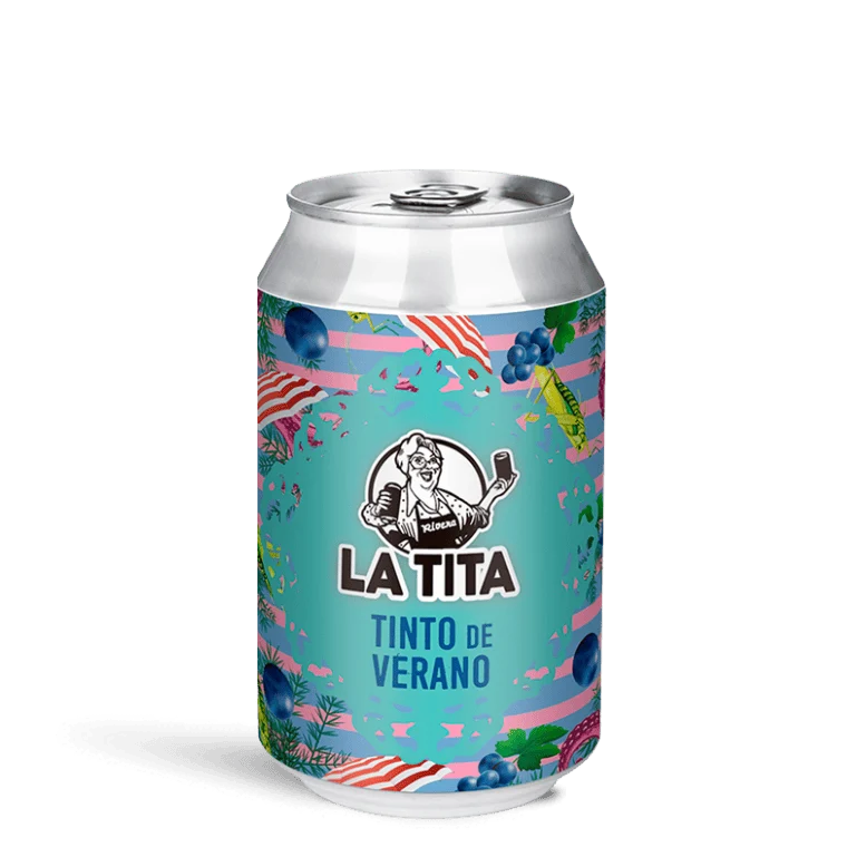 Verano Vintage: Nevera Polarbox Amarilla + 24 latas de Tinto de verano La Tita Rivera