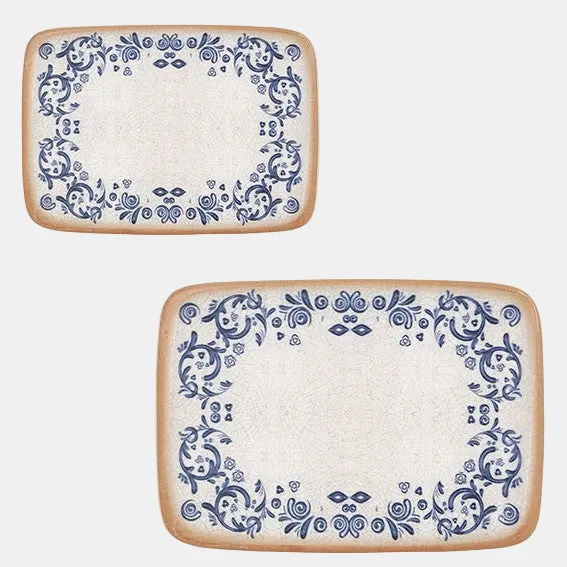 Bandeja de porcelana Laudum. Varias medidas - 12 Uds.
