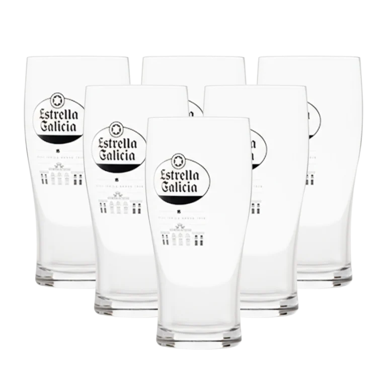 Pack 6 vasos de Estrella Galicia Especial, 20 cl