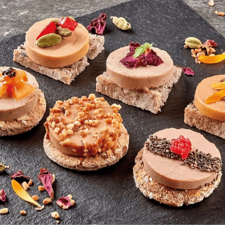 Cesta gourmet 3 Mousses de Malvasía, 130 g