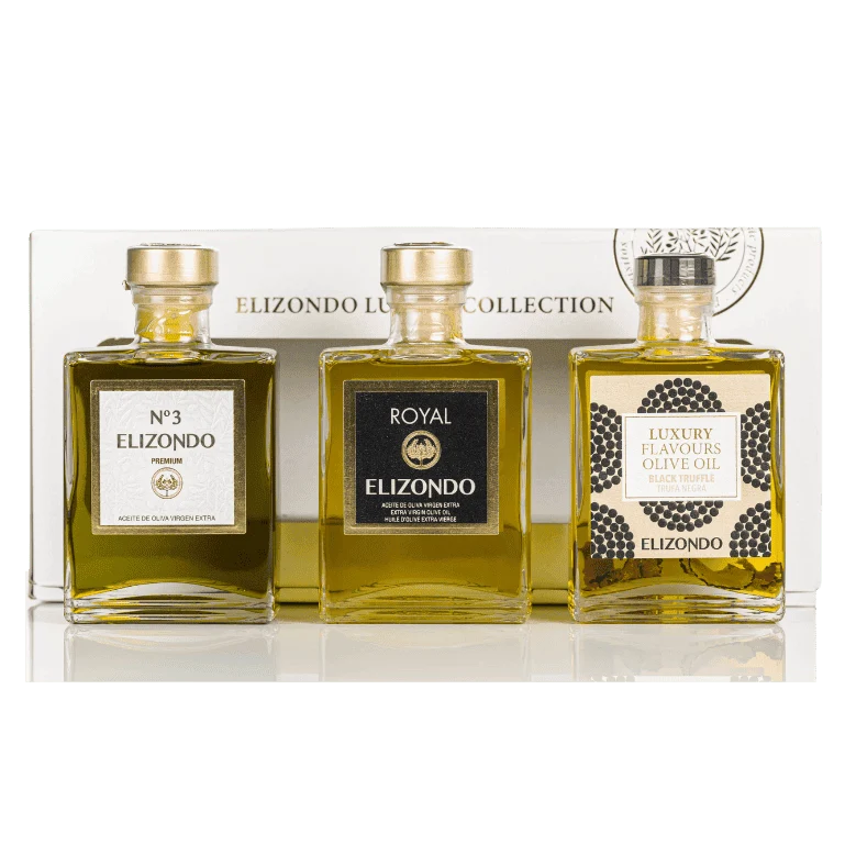 Selección de Aceites de Oliva Virgen Extra de Aceites Elizondo, 3 botellas de 200 ml