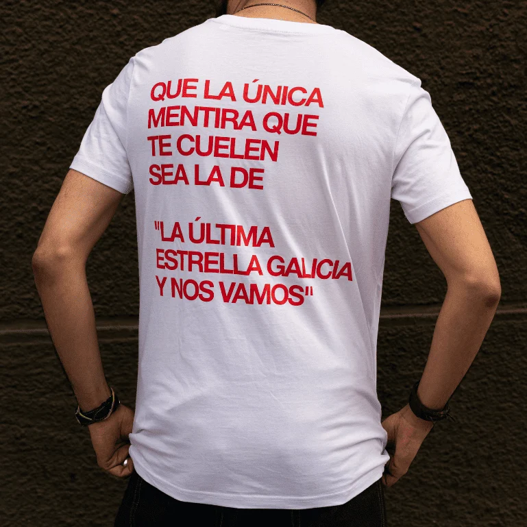 Camiseta Estrella Galicia "La última y nos vamos"