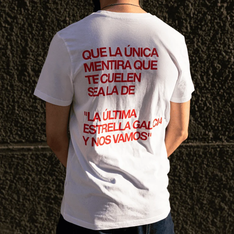 Camiseta Estrella Galicia "La última y nos vamos"