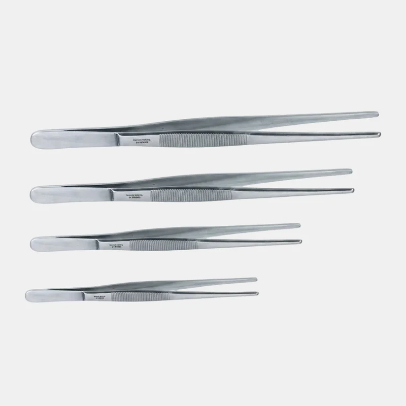 Pinza larga inox. Varias medidas (1 Ud)