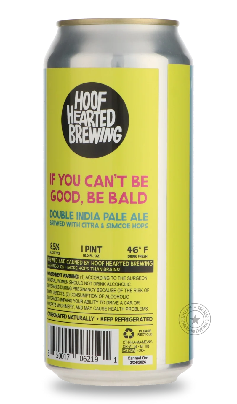 If You Can't Be Good, Be Bald