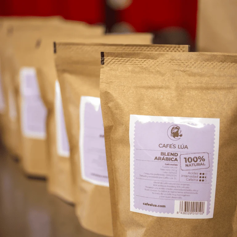 Café blend arábica de Cafés Lúa, 250 g