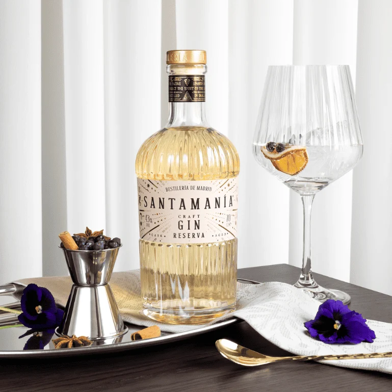 Ginebra Santamanía Reserva caja regalo gin tonic de Destilería de Madrid