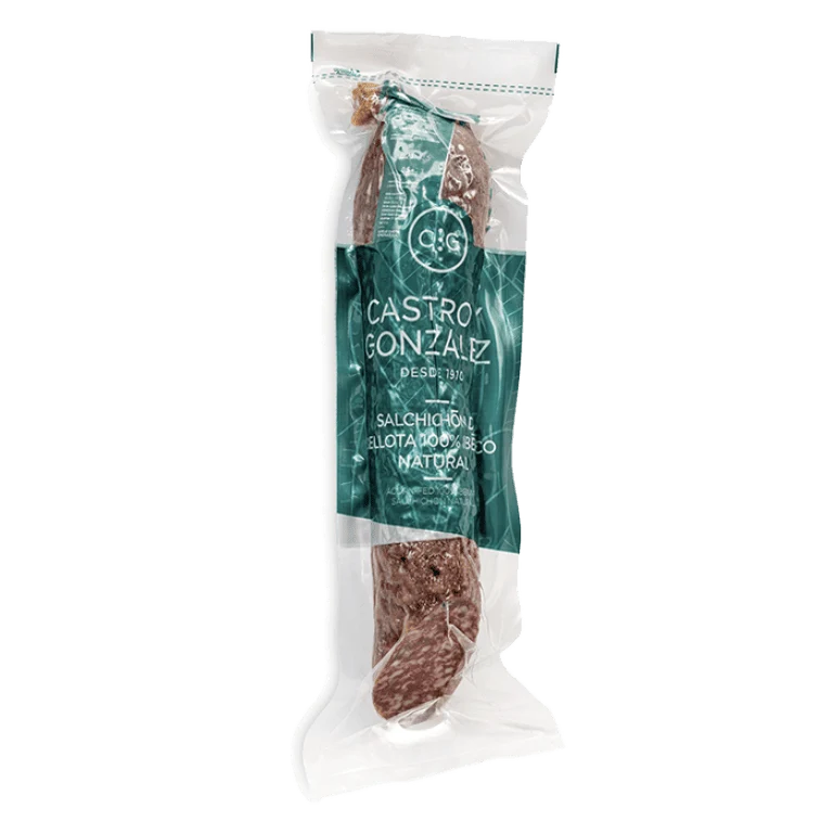 Salchichón de Bellota Ibérico Natural de Castro y González, 600 g